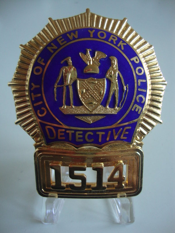NEW YORK POLICE DETECTIVE BADGE SHIELD
