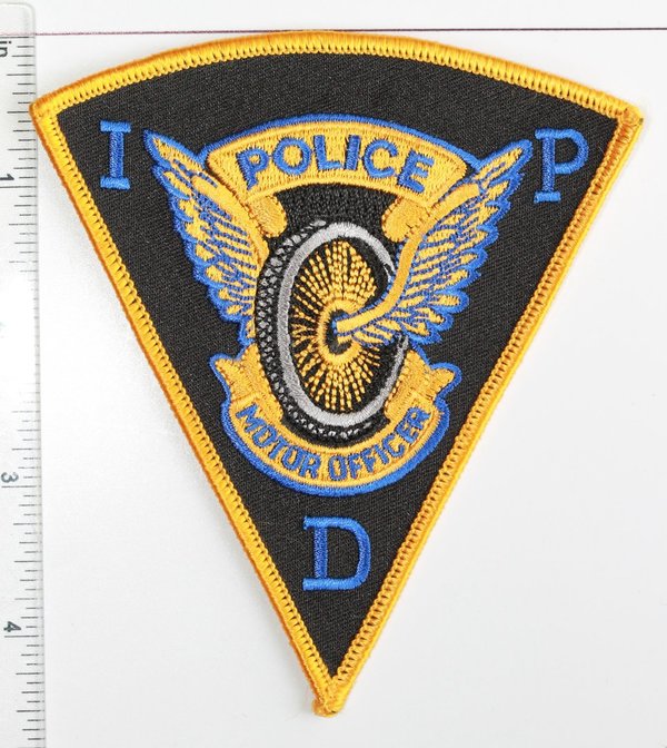 I.P.D. POLICE MOTOR CYCLE OFFICER PATCH