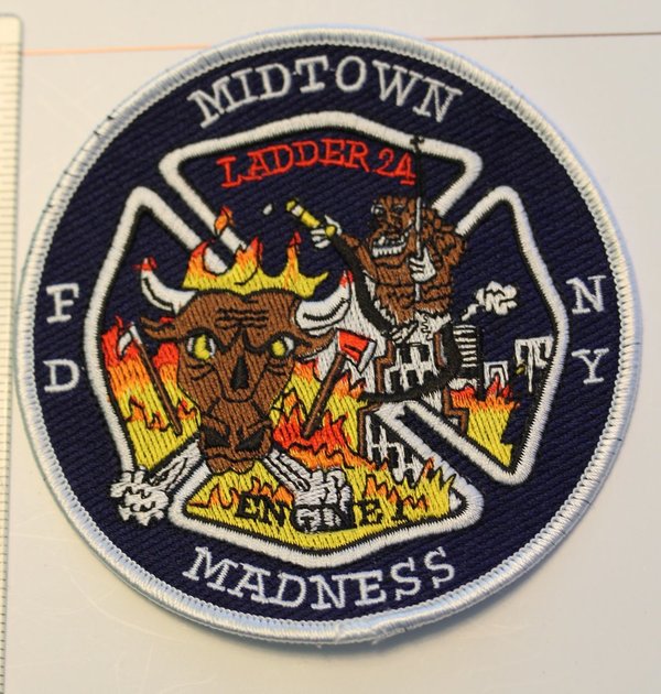 F.D.N.Y. MIDTOWN MADNESS E1 L24 PATCH