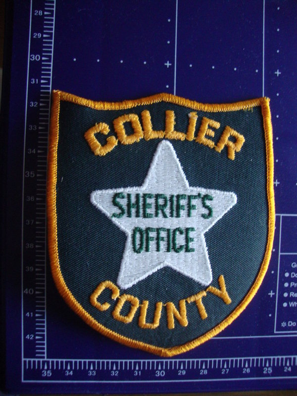 FLORIDA  COLLIER COUNTY SHERIFFS OFFICE PATCH