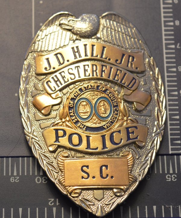 CHESTERFIELD POLICE BADGE