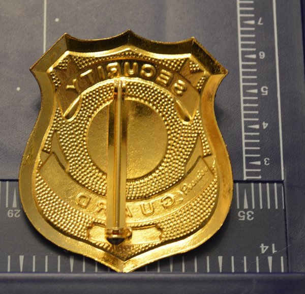 SECURITY POLICE BADGE