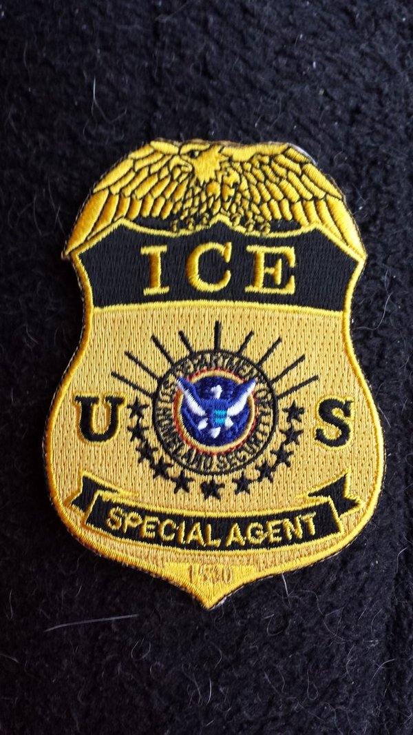 US CUSTOMS ICE POLICE PATCH