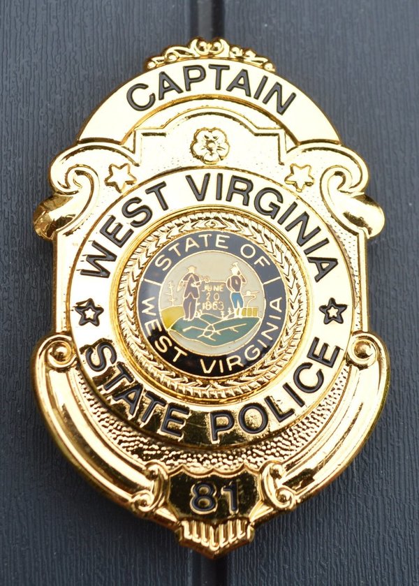 CAPTAIN WEST VIRGINIA STATE POLICE BADGE