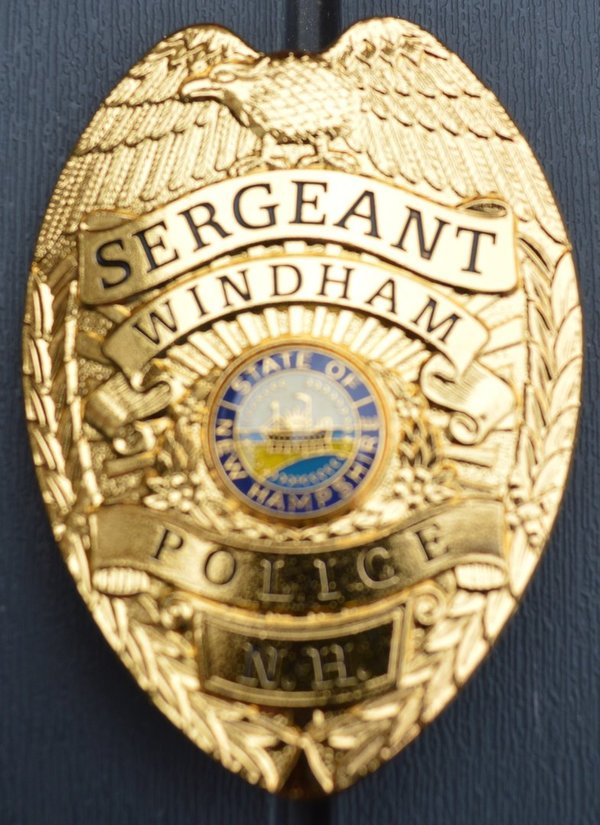 WINDHAM SERGEANT POLICE BADGE