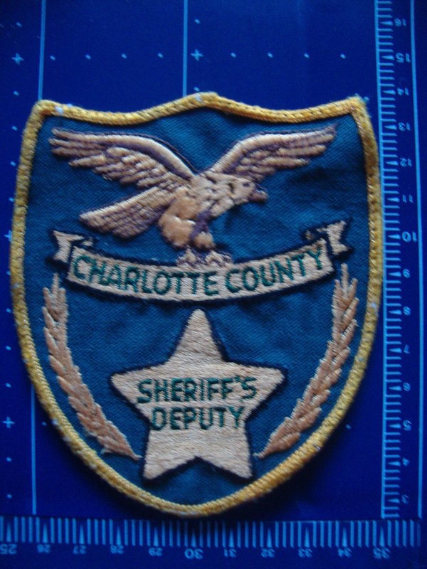 FLORIDA CHARLOTTE COUNTY SHERIFFS PATCH