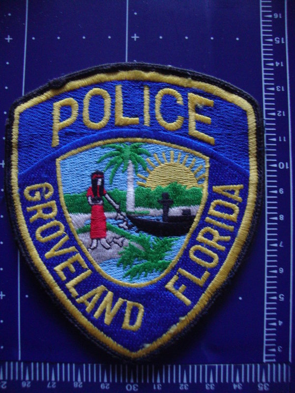 FLORIDA GROVELAND POLICE PATCH