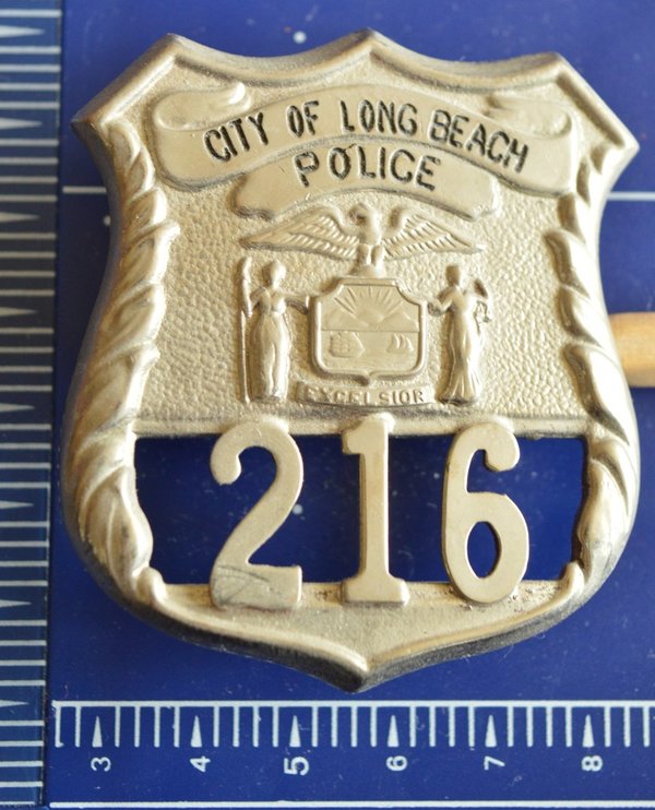 CITY OF LONG BEACH NEW YORK POLICE BADGE