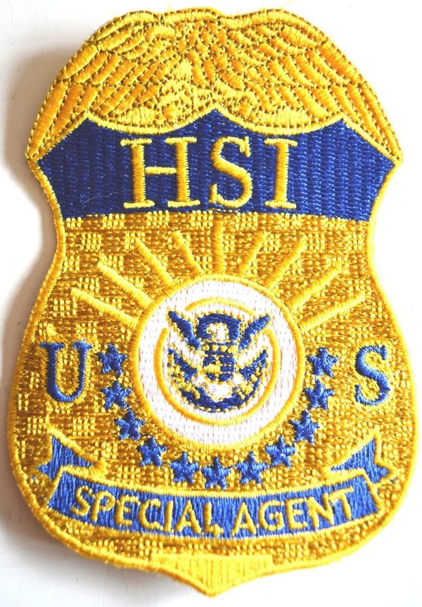 HSI HOMELAND SECURITY INVESTIGATION POLICE PATCH