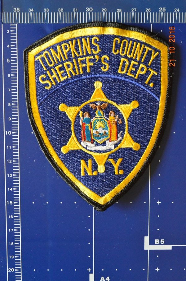 TOMKINS COUNTY SHERIFF POLICE PATCH