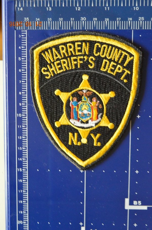 WARREN COUNTY SHERIFF NEW YORK POLICE PATCH