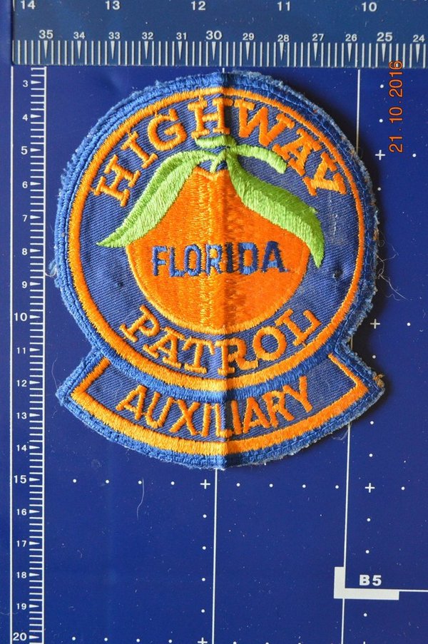 HIGHWAY PATROL FLORIDA AUXILIARY POLICE PATCH