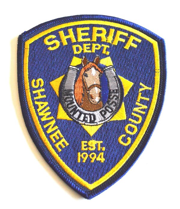 SHAWNEE COUNTY SHERIFF MOUNTED PATCH
