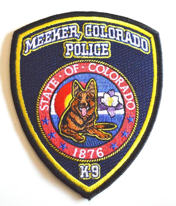 MEEKER COLORADO POLICE K9 PATCH
