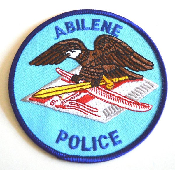 ABELINE POLICE TEXAS TURQ BLUE PATCH