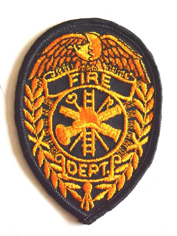 FIRE DEPARTMENT BADGE PATCH