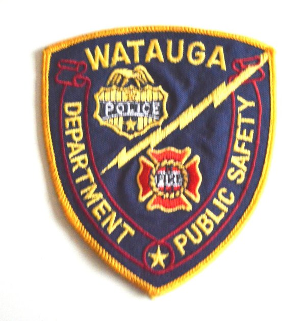 WATAUGA PUBLIC SAFETY FIRE POLICE DEPARTMENT PATCH