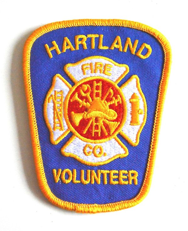 HARTLAND VOLUNTEER FIRE DEPARTMENT PATCH