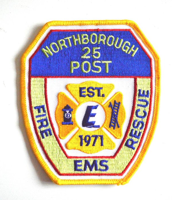 NORTHBOROUGH POST 25 FIRE DEPARTMENT PATCH