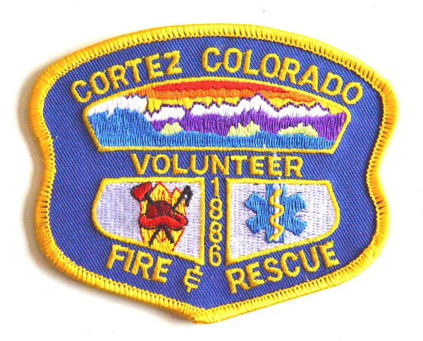 CORTEZ COLORADO VOLUNTEER FIRE DEPARTMENT PATCH