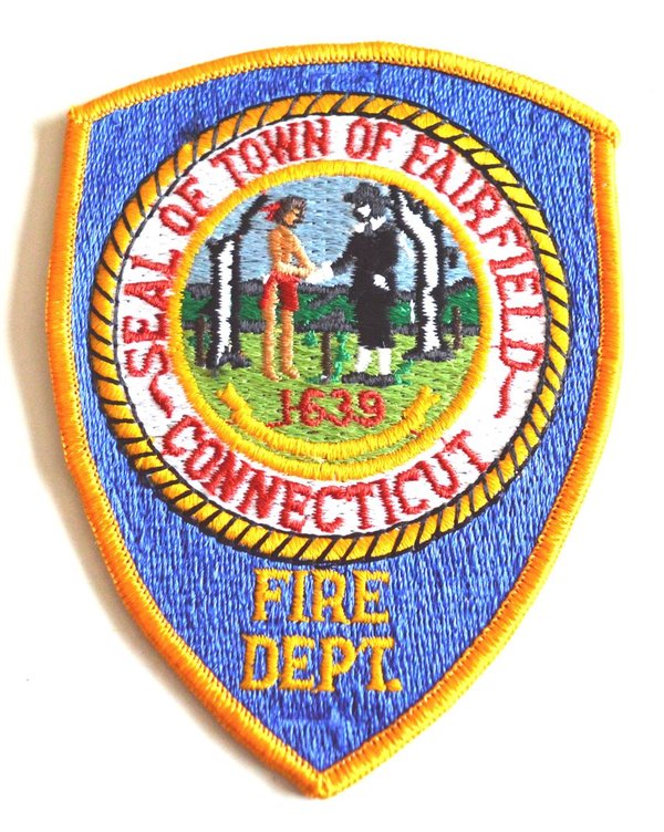TOWN OF FAIRFIELD CONNECTICUT FIRE DEPARTMENT PATCH