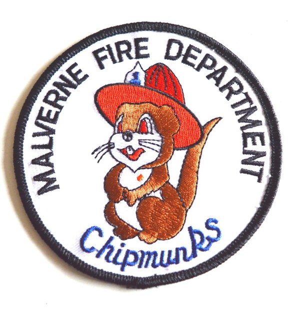 MALVERNE CHIPMUNKS FIRE DEPARTMENT PATCH