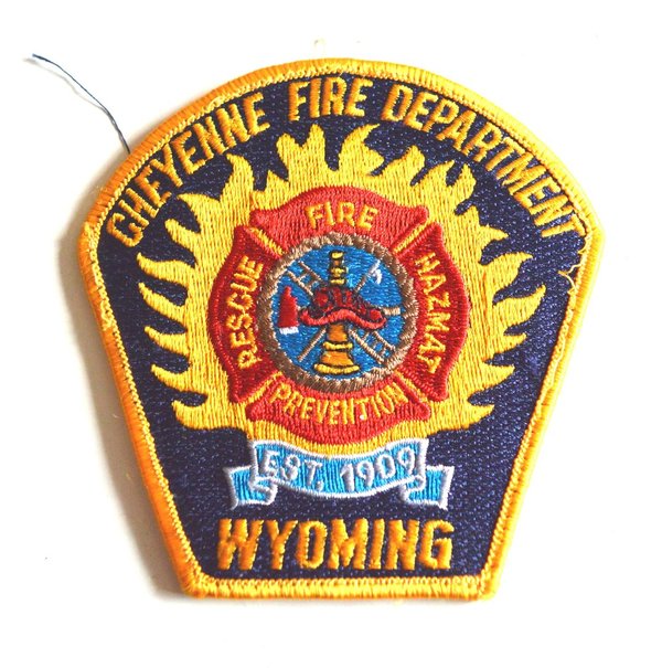 CHEYENNE WYOMING FIRE DEPARTMENT PATCH