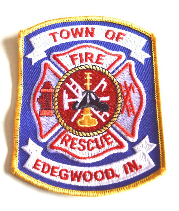 TOWN OF EDEGWOOD INDIANA FIRE DEPARTMENT PATCH