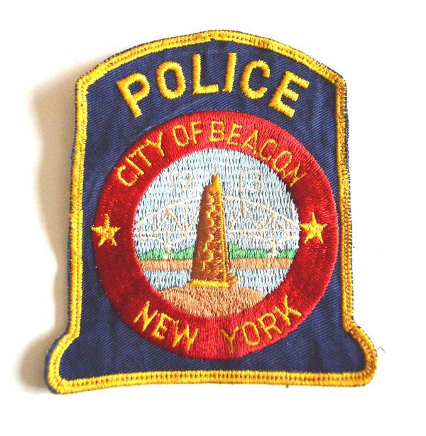 CITY OF BEACON POLICE NEW YORK CHEESECLOTH PATCH