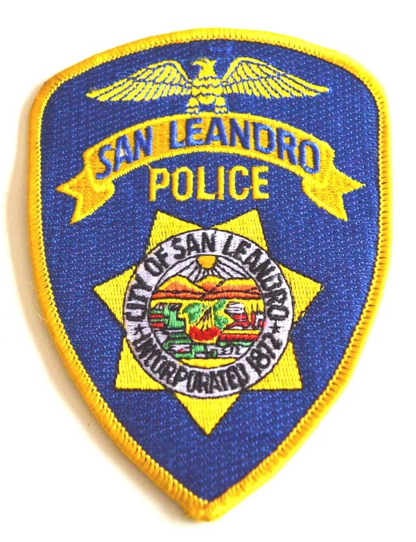SAN LEANDRO POLICE CALIFORNIA PATCH
