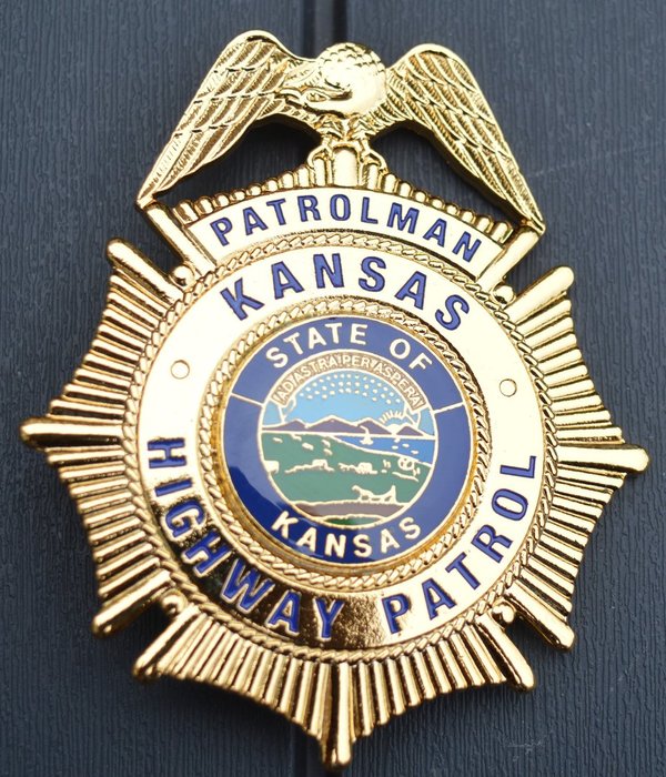 KANSAS HIGHWAY PATROL POLICE BADGE