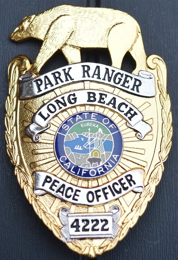 PARK RANGER LONG BEACH POLICE BADGE