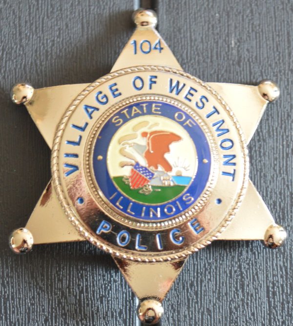 VILLAGE OF WESTMONT POLICE BADGE