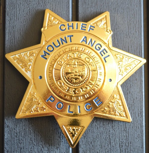 CHIEF MOUNT ANGEL POLICE BADGE