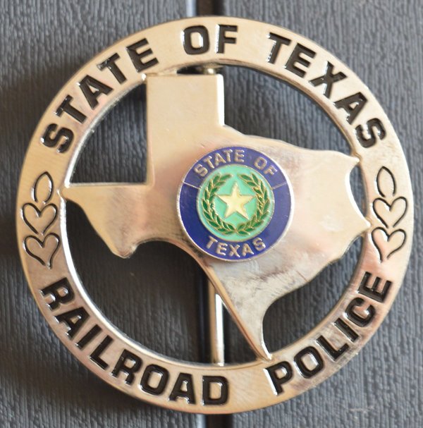 STATE OF TEXAS RAILROAD POLICE BADGE