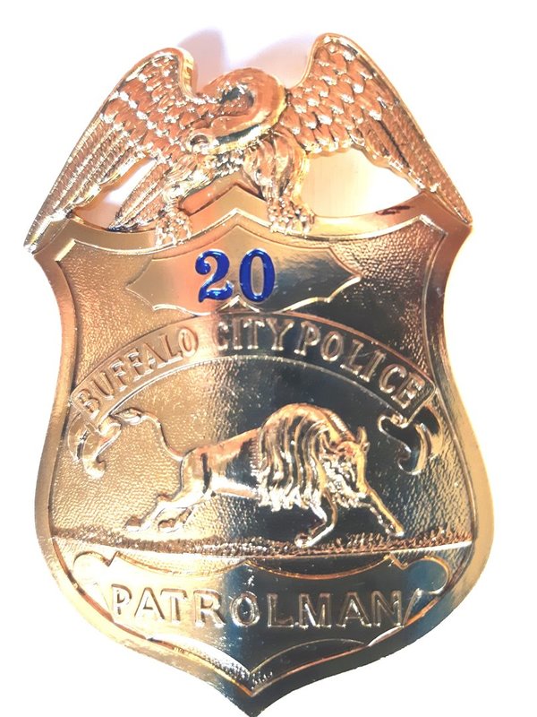 BUFFALO NEW YORK POLICE PATROLMAN BADGE