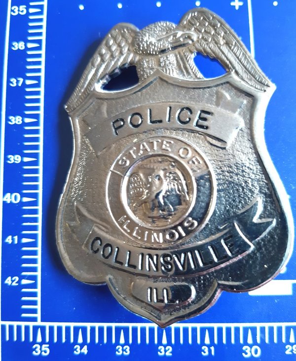 COLLINSVILLE POLICE ILL BADGE