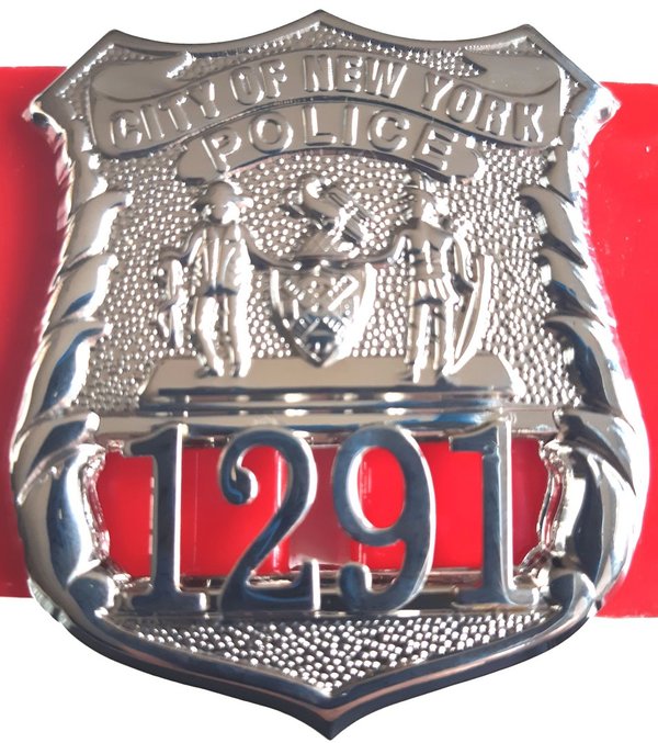 N.Y.P.D. POLICE OFFICER BADGE 1291