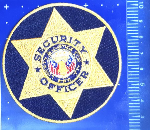 SECURITY OFFICER USA POLICE PATCH