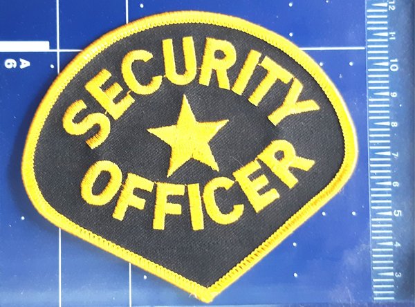 SECURITY OFFICER POLICE PATCH