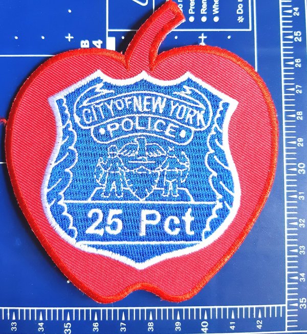 NYC APPLE 25 PCT POLICE N.Y.P.D. NY PATCH
