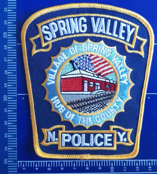 VILLAGE OF SPRING VALLEY NY POLICE PATCH