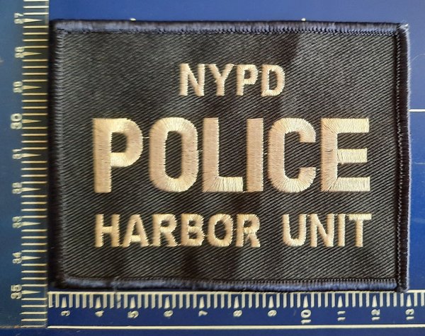 N.Y.P.D. HARBOR POLICE POCKET PATCH NYC