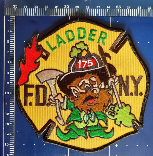 FIRE DEPARTMENT NEW YORK CITY LADDER 175 PATCH