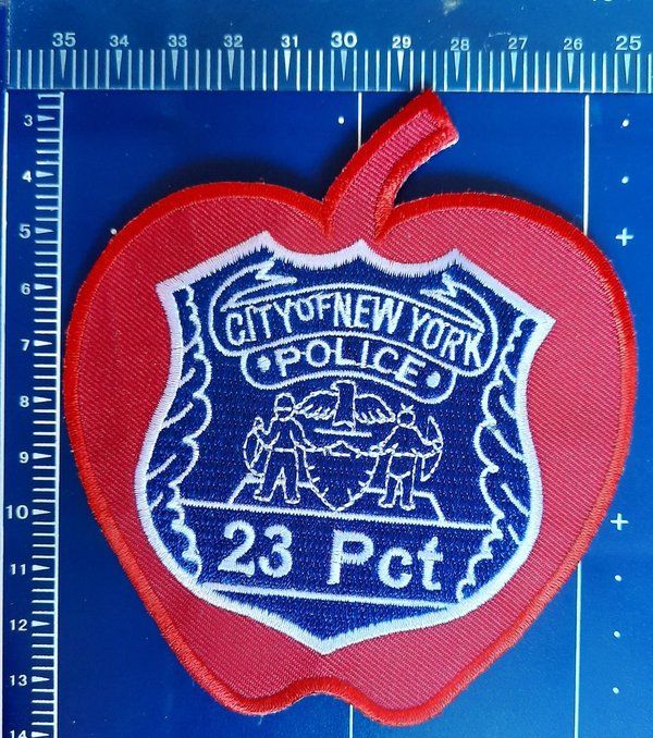 CITY OF NEW YORK POLICE APPLE 23 PATCH