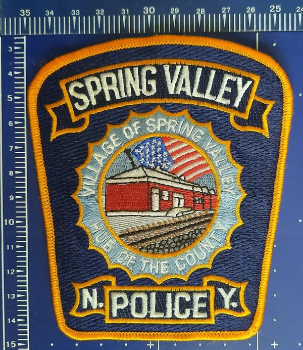 SPRING VALLEY NY POLICE PATCH