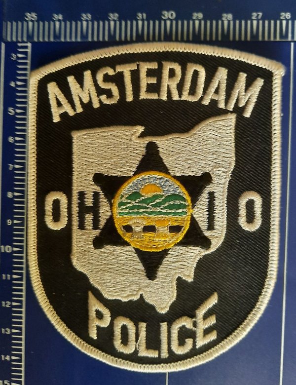 AMSTERDAM OHIO POLICE PATCH