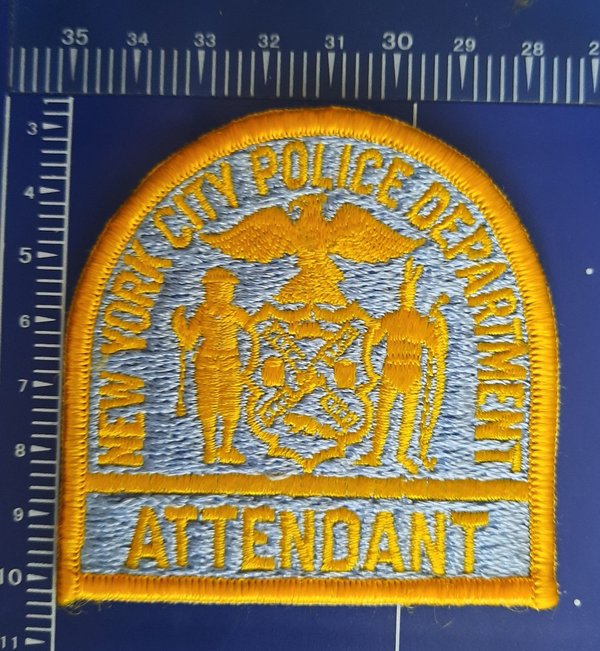 NEW YORK CITY POLICE DEPARTMENT ATTENDANT PATCH