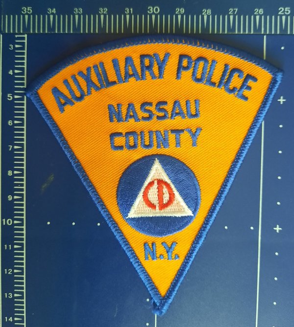 NASSAU COUNTY NY AUX POLICE CD PATCH