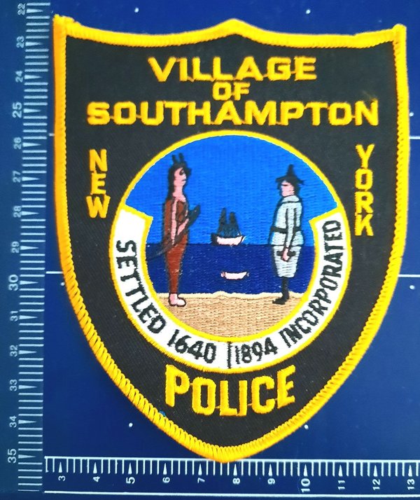VILLAGE OF SOUTHHAMPTON NY POLICE PATCH